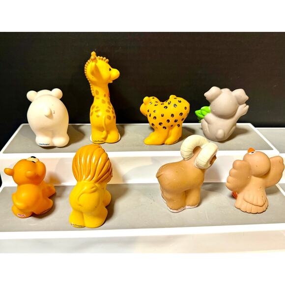 Fisher Price Little People 8 alphabet animals set 2 preowned zoo safari jungle - Picture 4 of 4